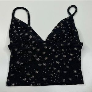 Urban Outfitters glitter star and moon top